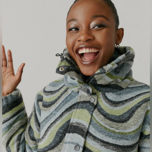 BDG Isla Wool Puffer Jacket - Picture 5 of 11